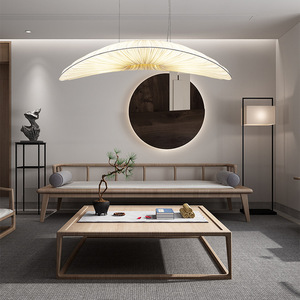 JYLIGHTING Lustre moderne Wabi-Sabi Luminaire suspendu en tissu personnalisé <span class=keywords><strong>Lampe</strong></span> suspendue design créative pour chambre de restaurant de <span class=keywords><strong>magasin</strong></span> - Product Image 1