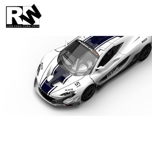 RW JFY Fabrica un juguete con licencia de Fórmula 1, modelo McLaren <span class=keywords><strong>GTR</strong></span>, escala 1/32, coche de carreras de metal para niñas. - Product Image 2