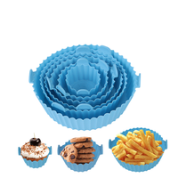 Chengke New Red Hot Air Fryer Liner avec 6 pièces Silicone Four Liner Basket Air Fitters Accessoires pour plats de cuisson et casseroles