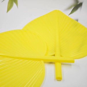Nuevo ventilador de mano de plástico con manivela, de hoja de palma, ampliado y resistente a caídas, ventilador de refrigeración doméstico tradicional de estilo antiguo, para el verano. - Product Image 1
