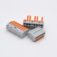 Connecteur Électrique Rapide pour Borniers - Connecteur de Câblage à Raccordement Rapide Push-In 250V 32A à Ressort en Acier Inoxydable