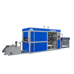 Hiệu suất cao khay container hộp nắp Nắp hoàn toàn tự động nhựa <span class=keywords><strong>thermoforming</strong></span> Máy làm chân không hình thành máy - Product Image 3