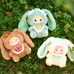 Samuel soffice coniglio <span class=keywords><strong>Clan</strong></span> da collezione Set coniglietto famiglia peluche scatola cieca animali commoventi decorazione regalo - Product Image 3