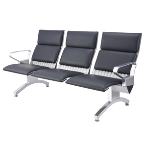 Banc d'attente en métal pour aéroport, hôpital, gare ferroviaire, terminal de bus - Product Image 2