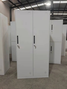 Armoire <span class=keywords><strong>en</strong></span> acier moderne à 2 portes pour le personnel <span class=keywords><strong>de</strong></span> <span class=keywords><strong>bureau</strong></span>, l'école et la salle <span class=keywords><strong>de</strong></span> sport - Armoire <span class=keywords><strong>en</strong></span> acier pour la chambre à coucher, placard, <span class=keywords><strong>casier</strong></span> pour le rangement <span class=keywords><strong>de</strong></span> la chambre à coucher - Product Image 2