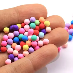 En vrac Pas Cher Prix 5MM Ronde Perles en Argile Polymère Couleurs Mélangées Pack De 100 Polymère Argile Perles Rondes Pour La Fabrication De Bijoux