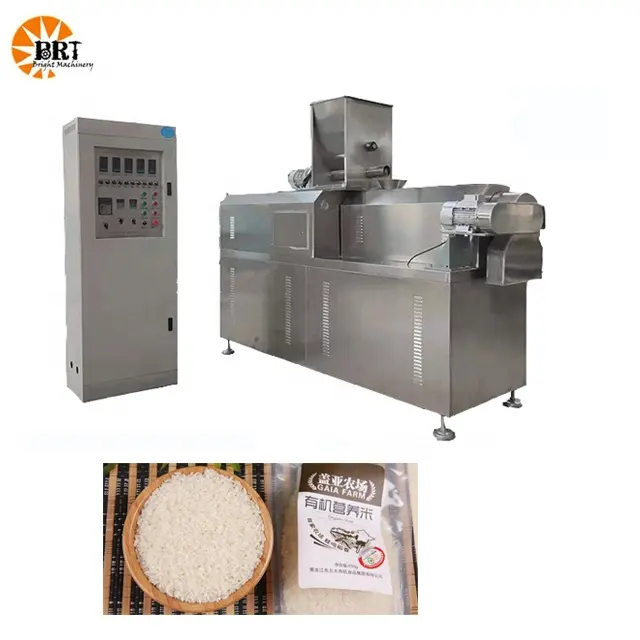 extruder for nutrition rice making whole processing line artificial fortified rice production machine