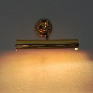Applique murale moderne en chrome, forme cylindrique, source lumineuse LED 2700K blanc chaud, à fixer au mur pour la décoration de salle de bain - Product Image 1