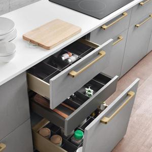 Multi Size Aluminum Alloy 96mm 128mm 192mm Matte <strong>Gold</strong> <strong>Drawer</strong> <strong>Pulls</strong> and Knobs Cabinet Handles for Custom Furniture Hardware - Product Image 6