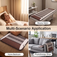 Matelas de massage intelligent POP RELAX en jade et tourmaline, avec contrôle filaire manuel, coussinets chauffants thérapeutiques personnalisés 80x190cm pour le corps - Vente chaude