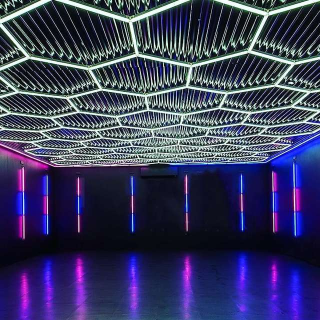 Aoying RGB HEXAGON Neon Bunte App Fernbedienung Music Rhythmus Hexagon Beleuchtung Gaming Honeycomb Rbg Lights