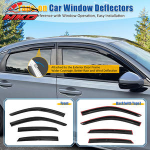 แผ่นบังแดดหน้าต่างรถยนต์ฮอนด้า ซีวิค รุ่นปี 22-26 แบบ Hatchback สไตล์ Mugen ป้องกันฝน - Product Image 3