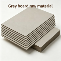Vente en gros d'usine, carton gris laminé mat écologique et recyclable de 0,5/1/1,5/2/2,5/3/4/5 mm, 300/400 g, boîtes rigides personnalisables