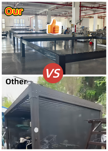 Système bioclimatique extérieur en gros, toit à lames, pergola en aluminium bioclimatique 5x3 <span class=keywords><strong>4x3</strong></span> 6x4, pergola en aluminium - Product Image 3