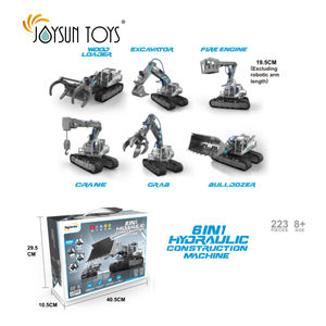 Jouet de construction STEM pour enfants 6 en 1, kits de robotique scolaire de véhicule électrique hydraulique - Product Image 6