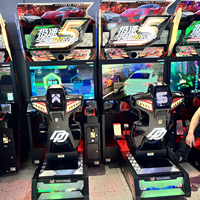 Machine de jeu d'arcade de course à monnayeur Speed Driver 5 en gros, simulateur de conduite automobile 4K HD pour centre de jeux et parc d'attractions