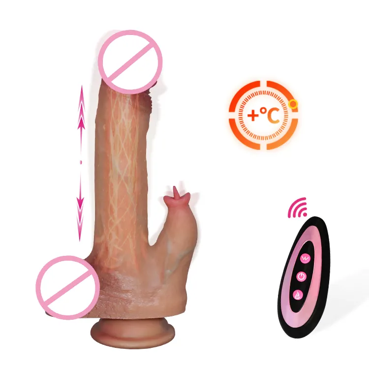 Vente en gros de jouets sexuels en forme de pénis de haute qualité Gode artificiel en silicone souple pour pénis vibrateur Gode électrique Appareil de masturbation féminine