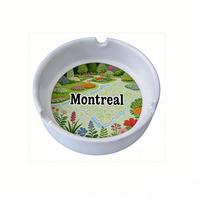 Cendrier en céramique personnalisé, souvenir touristique de Montréal, Canada, vente en gros
