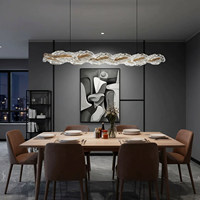 Lustre suspendu LED de luxe, éclairage moderne pour hôtel, salon, décoration, lustres en verre