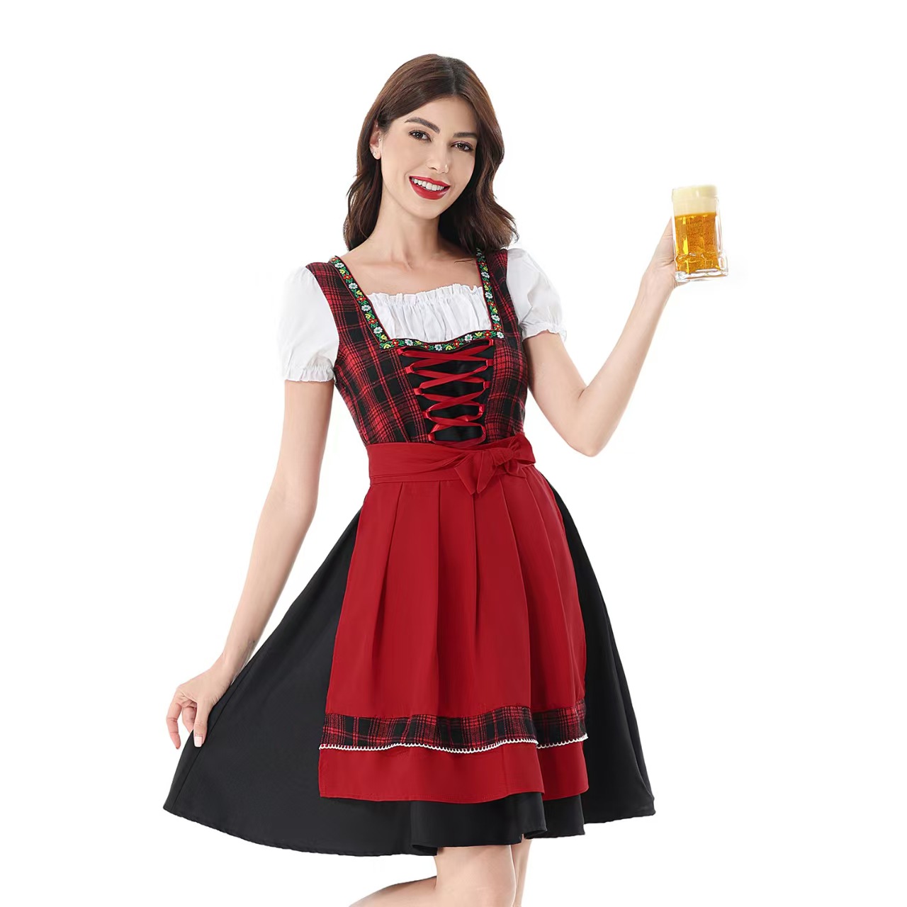 German Beer Festival Waitress Dress Retro Cosplay Beer Festival Bavarian  Dirndl Dress| Alibaba.com