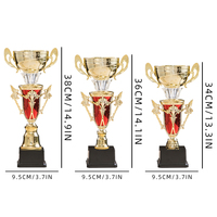 Trofeo de la Liga de Campeones de Plástico Personalizado de Alta Calidad, Medallas Personalizadas para Competiciones Deportivas AD52
