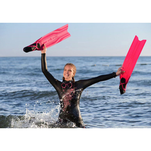 Nuove Pinne da Nuoto Professionali a Forma di <span class=keywords><strong>Rana</strong></span>, Slip-On, Lunghe, in Silicone TPR Ecologico, Flessibili, Comode e Durevoli per Adulti - Product Image 2