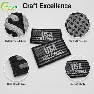 Parche Bordado en 3D con la Bandera Americana Clásica Vintage, Parches Adhesivos para Gorras, Parches Termoadhesivos - Product Image 1