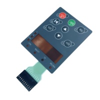 Kustomisasi Keypad & Keyboard IP65/IP67 LED PET/PC Panel Depan Grafis Overlay Tahan Air Membran Switch Keypad