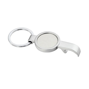 Porte-clés en acier inoxydable personnalisé amusant, logo personnalisé, ouvre-bouteille écologique, couleur personnalisée, passe au lave-vaisselle - Product Image 1