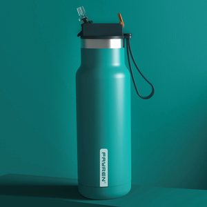 Termo <span class=keywords><strong>de</strong></span> vacío aislado <span class=keywords><strong>de</strong></span> doble pared, personalizado, con cuerda para deportes al aire libre - Product Image 5