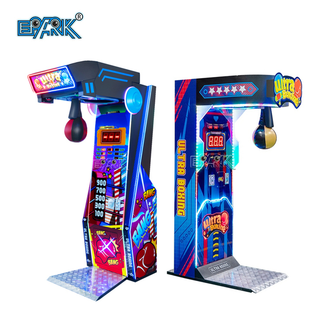 Amusement Coin Operated Games Punching Ultimate Maquina De Boxeo Electronic Tickets Redemption Arcade Boxing Punch Machine