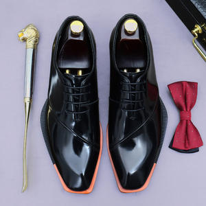 2025 New Style <b>Men's</b> Leather <b>Shoes</b> Business Formal <b>men</b> <b>Shoes</b> Made of Genuine Cowhide, Fashion and Versatile for Any Occasion - Product Image 2