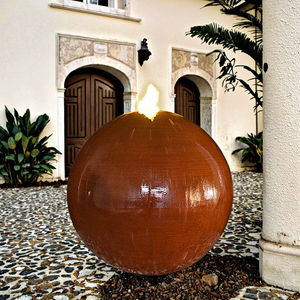 Fontaine en acier corten, moderne et écologique, avec LED, pour <span class=keywords><strong>jardin</strong></span> extérieur, cour et fête. - Product Image 6