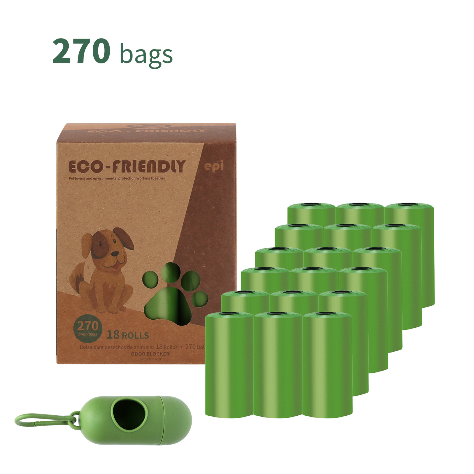 18 rouleaux de vert pur + pilules vertes