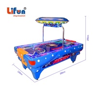 Machine de jeu d'arcade Lifun Factory pour 2 joueurs, table de hockey sur air à monnayeur, jeu de récompense sportif pour enfants et adultes