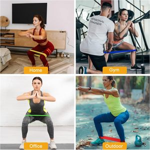 Fasce di Resistenza per Allenamento, Bande Elastiche Senza Lattice per Donne e Uomini, 5 Fasce Extra Larghe per Perdita di Peso - Product Image 4