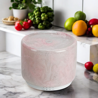 Diffuseur d'arômes ultrasonique en polyrésine de 120 ml avec éclairage LED et humidificateur, garantie 1 an pour la décoration de la maison