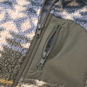 <span class=keywords><strong>Trench</strong></span> invernale in pile pesante da <span class=keywords><strong>uomo</strong></span> con Zip a manica lunga personalizzato <span class=keywords><strong>di</strong></span> alta qualità - Product Image 5