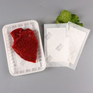 Color Fresh Meat Absorb Pad Super Absorbent <b>Polymer</b> Black 170x100mm 3000pcs/ctn 60ml/pcs White , Black / MY-B160100-02 7 Days - Product Image 1