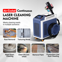 Mesin Pembersih Laser Serat Pulsa DMK New air Cooling 1500w Portabel untuk Penghapusan Karat