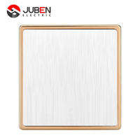 Appareils électriques JUBEN, interrupteur mural blanc, matériau PC, 10A 250V, 40000 cycles, personnalisable, maison, bureau, hôtel