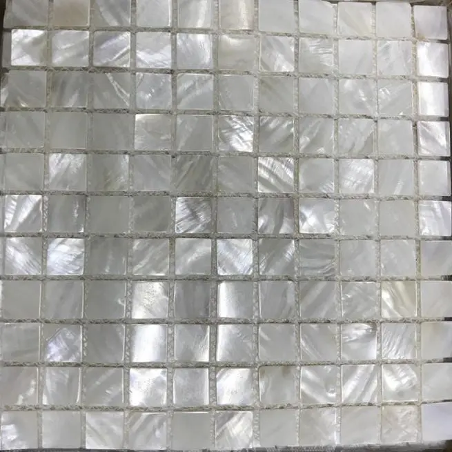 Designed shell mosaic for kitchen backsplash and bathroom