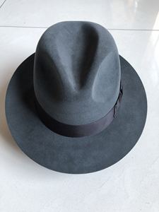 Chapeau en velours de lapin Boutique R119, chapeau Fedora en feutre à grand bord, casquette de <span class=keywords><strong>Jazz</strong></span> à la mode pour hommes - Product Image 2