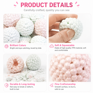 Squishies Artesanales Suaves de TPR con Cuentas de Boba, Estilo Mochi y Té con Leche, Ruidosos, para Aliviar el Estrés, Venta al por Mayor de Juguetes Antiestrés - Product Image 3