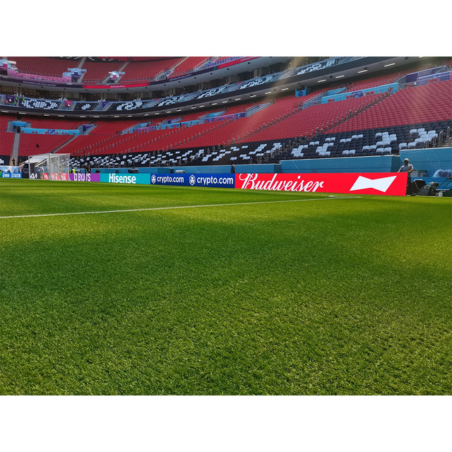 P6 Perimeter Fullcolor Outdoor Basketball Football Stadium Advertising Board Display Soccer Sports Led Wall Panel Sign Banner