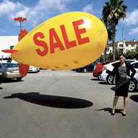 Ballon publicitaire gonflable Zhenmei, dirigeable personnalisé avec logo, ballon à l'hélium pour festivals et campagnes marketing