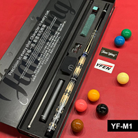 Набор бильярдных киев YFEN с карбоновым стержнем M1 M2 M3 M4, с фенольным наконечником, из канадского твердого клена