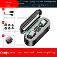 Auriculares Inalámbricos de Venta Directa de Fábrica, Nuevo Soporte para Teléfono Móvil, Auriculares 3 en 1, Diseño Creativo, Auriculares Inalámbricos