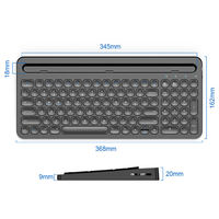 Clavier sans fil Bluetooth de qualité supérieure pour Xiaomi Mi3, Apple, Microsoft Pro, iPad 2 3 4, Mac, PC, iOS, Surface, tablette