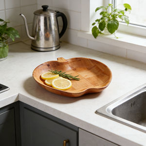 Bols de service en bois massif écologiques faits à la main Vaisselle réutilisable Option de logo personnalisé pour le camping Restaurants Hôtels Durable - Product Image 6